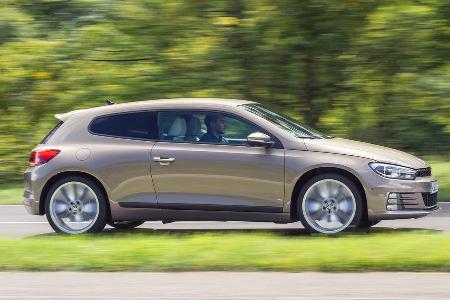 VW Scirocco 2.0 TSI, Seitenansicht