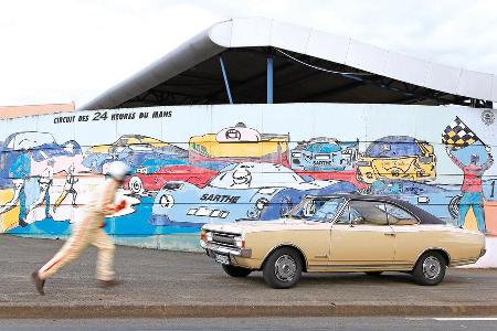 Opel Commodore A Coup, Le Mans, Reise, Impression