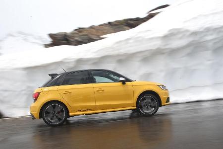 Audi S1 Sportback, Schneewand, Impression, Bernardino