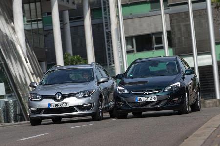 Opel Astra Sports Tourer 1.6 CDTI, Renault Mgane Grandtour Energy dCi 110 Opel Astra Sports Tourer 1.6 CDTI, Renault Mgane Grandtour Energy dCi 110