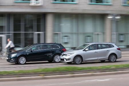 Opel Astra Sports Tourer 1.6 CDTI, Renault Mgane Grandtour Energy dCi 110