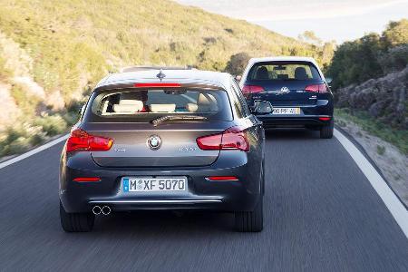 BMW 1er Facelift 2015, VW Golf VII