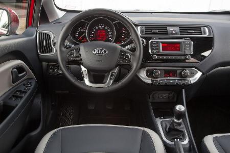 Kia Rio 1.2 CVVT, Innenraum, Cockpit, Lenkrad