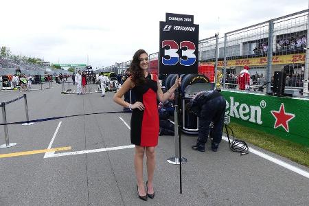 Grid Girls - GP Kanada 2016 - Montreal