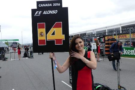 Grid Girls - GP Kanada 2016 - Montreal