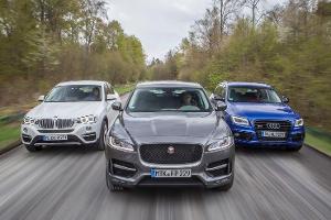 Audi SQ5 gegen BMW X4 und Jaguar F-Pace
