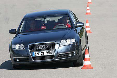 Audi A6 : Definiertes Fahren im Grenzbereich ist mit dem A6 schwierig.