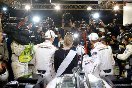 Romain Dumas - Neel Jani - Marc Lieb - Porsche - 24h-Rennen Le Mans 2016 - Donnerstag - 16.6.2016
