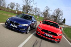 Alpina B4 Biturbo und Ford Mustang 5.0 Ti-VCT im Test