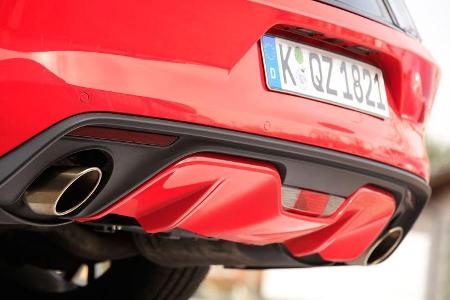 Ford Mustang GT 5.0 Fastback, Endrohre