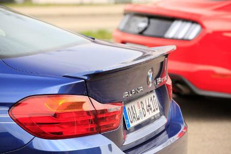 Alpina B4 Biturbo Coupé, Ford Mustang GT 5.0 Fastback, Heck
