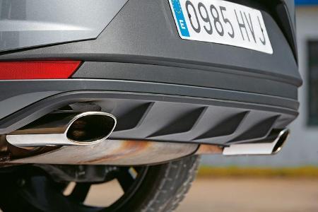 Seat Leon Cupra 280, Auspuff, Endrohre