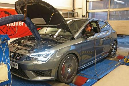 Seat Leon Cupra 280, Prüfstand