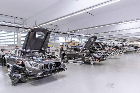 Mercedes-AMG GT3, Werkstatt, Reportage, Hersteller