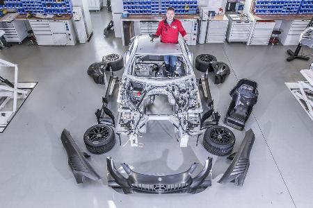 Mercedes-AMG GT3, Werkstatt, Reportage, Hersteller
