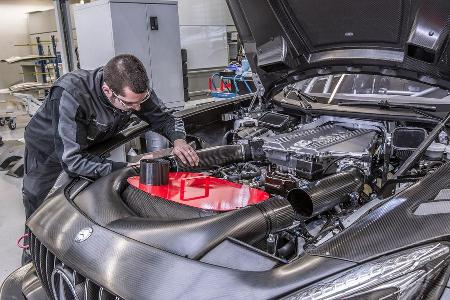 Mercedes-AMG GT3, Werkstatt, Reportage, Hersteller