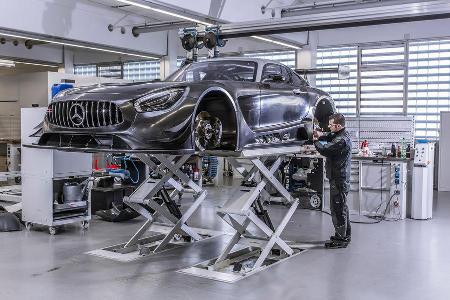 Mercedes-AMG GT3, Werkstatt, Reportage, Hersteller
