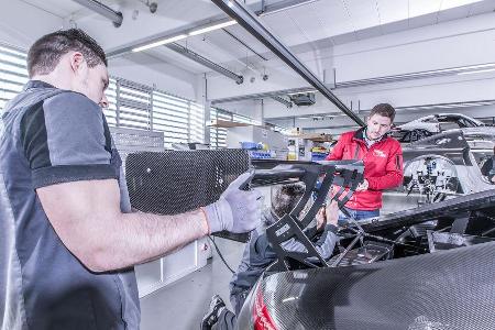 Mercedes-AMG GT3, Werkstatt, Reportage, Hersteller