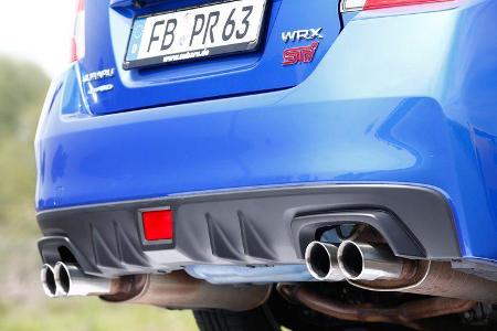 Subaru WRX STI, Auspuff, Endrohr