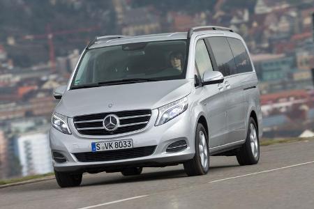 Mercedes V 250 d 4Matic lang, Frontansicht Mercedes V 250 d 4Matic lang, Frontansicht