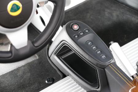 Lotus Exige S Roadster Automatic Option, Bedienelemente, Mittelkonsole