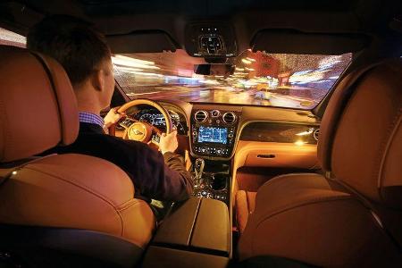 Bentley Bentayga, Innenraum, Fahrersicht