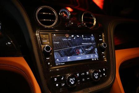 Bentley Bentayga, Mittelkonsole