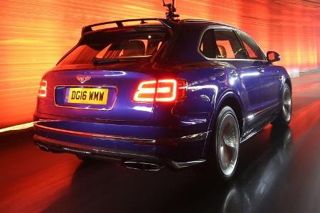 Bentley Bentayga, Heckansicht