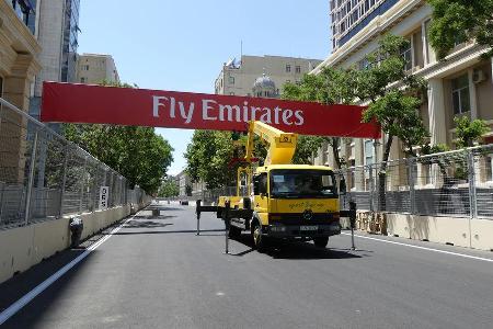 Trackwalk - GP Aserbaidschan - Baku - 15. Juni 2016