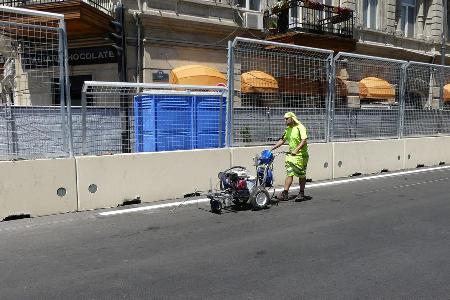 Trackwalk - GP Aserbaidschan - Baku - 15. Juni 2016