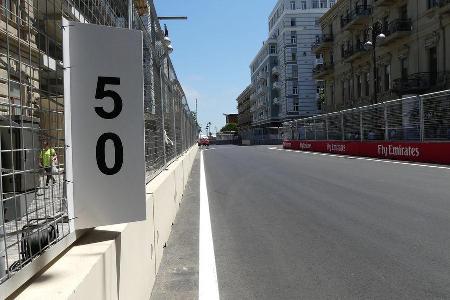 Trackwalk - GP Aserbaidschan - Baku - 15. Juni 2016