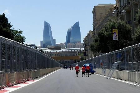 Trackwalk - GP Aserbaidschan - Baku - 15. Juni 2016