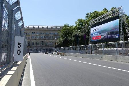 Trackwalk - GP Aserbaidschan - Baku - 15. Juni 2016