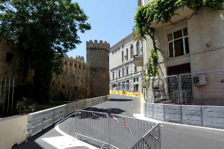 Trackwalk - GP Aserbaidschan - Baku - 15. Juni 2016