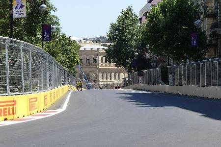 Trackwalk - GP Aserbaidschan - Baku - 15. Juni 2016