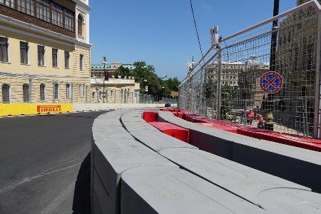 Trackwalk - GP Aserbaidschan - Baku - 15. Juni 2016