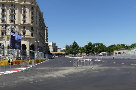 Trackwalk - GP Aserbaidschan - Baku - 15. Juni 2016
