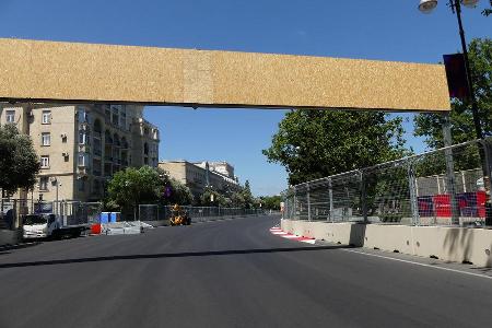 Trackwalk - GP Aserbaidschan - Baku - 15. Juni 2016
