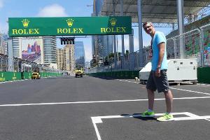 Streckenrundgang Baku City Circuit
