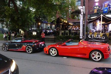 Ferrari F360 Spider - Audi R8 - Carspotting - GP Kanada 2016 - Montreal