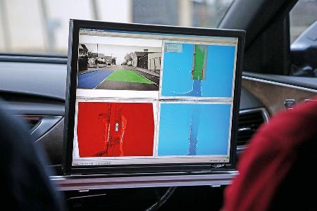 Audi auf der CES 2015, Sensoren, Assistenzsysteme