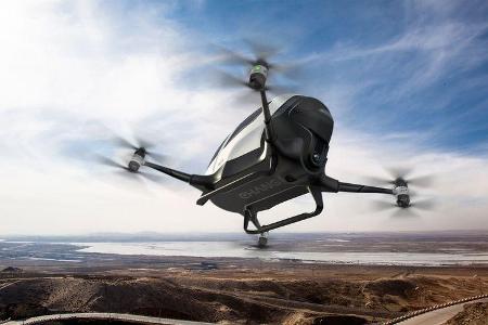 Ehang 184, Drone, Selbstfliegendes Luftfahrzeug, Autonomes Fliegen Ehang 184, Drone, Selbstfliegendes Luftfahrzeug, Autonomes Fliegen