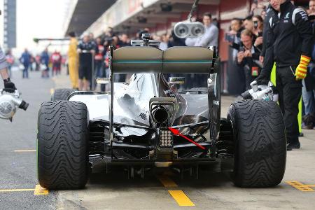 Mercedes W07 -Technik - 2016