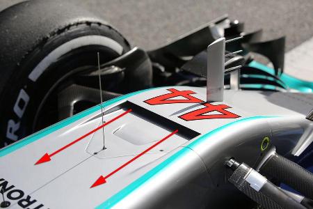 Mercedes W07 -Technik - 2016
