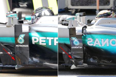 Mercedes W07 -Technik - 2016