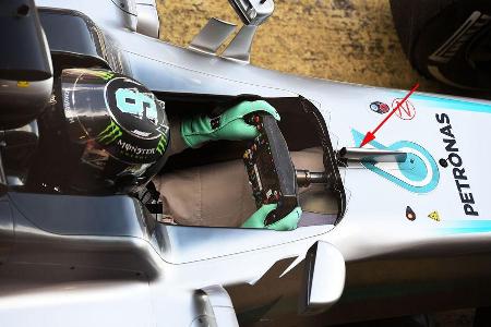 Mercedes W07 -Technik - 2016