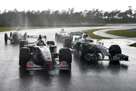 Hlkenberg, Wehrlein, Rosberg & Danner - Mercedes Track Day - Hockenheim - 28. Juni 2016