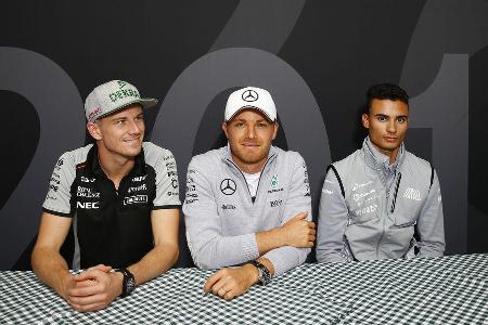 Rosberg, Hlkenberg & Wehrlein - Mercedes Track Day - Hockenheim - 28. Juni 2016