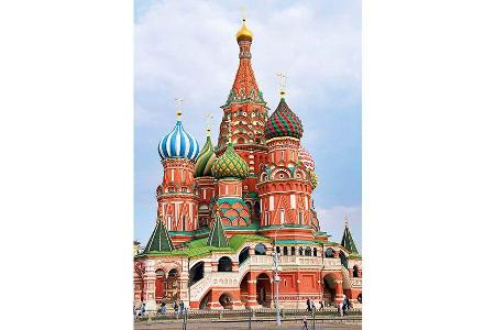 Die Basilius-Kathedrale in Moskau