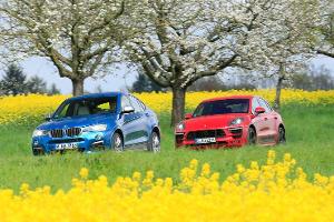 BMW X4 M40i gegen Porsche Macan GTS